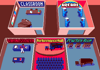 Miracle Piano Teaching System screenshot 3 for Sega Mega Drive